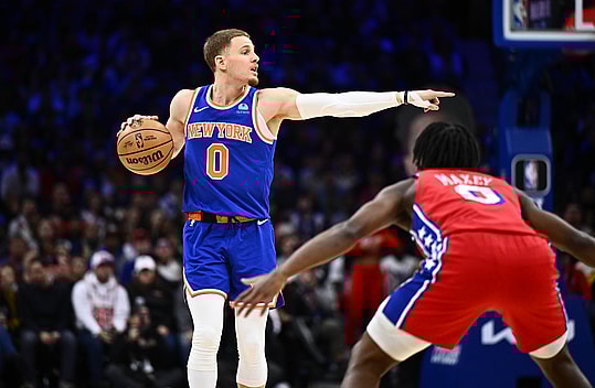 NBA: New York Knicks at Philadelphia 76ers