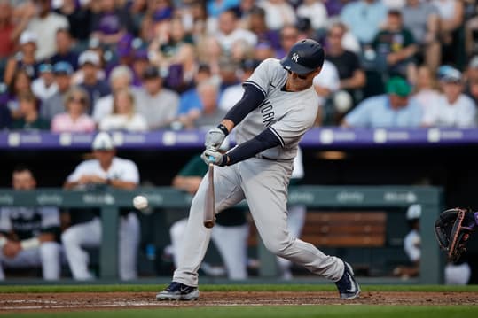 MLB: New York Yankees at Colorado Rockies, anthony rizzo