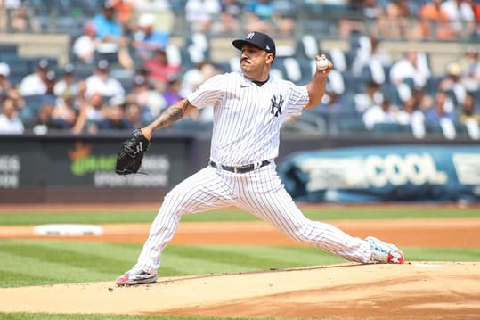 mlb: houston astros at new york yankees, nestor cortes