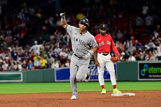 mlb: game two-new york yankees at boston red sox, oswald peraza