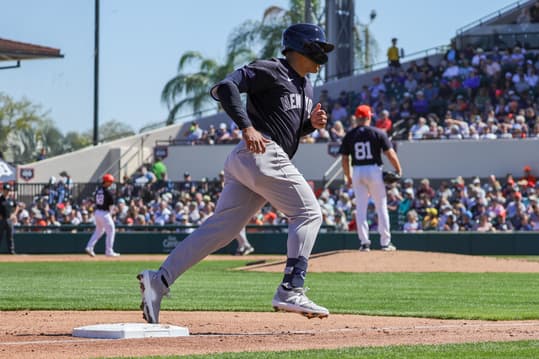 mlb: spring training-new york yankees at detroit tigers, trent grisham