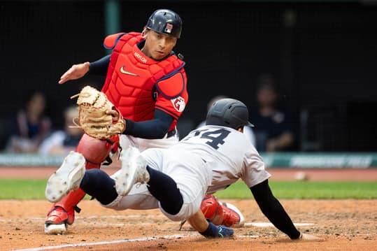 MLB: New York Yankees at Cleveland Guardians