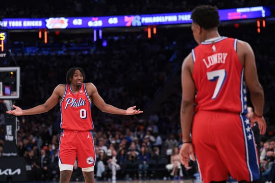 NBA: Playoffs-Philadelphia 76ers at New York Knicks