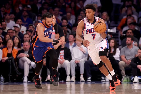 NBA: Playoffs-Philadelphia 76ers at New York Knicks