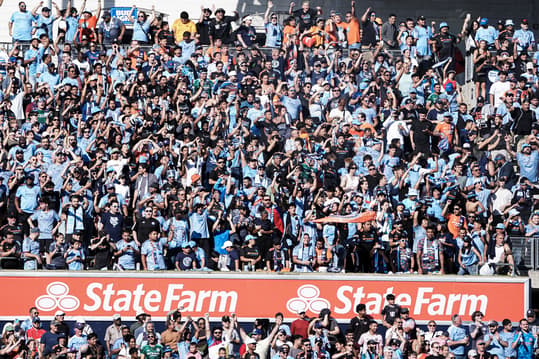 Near 44,738 fans enjoyed the game. Second highest attendance in Club History | Credit: Anthony Surrusco

