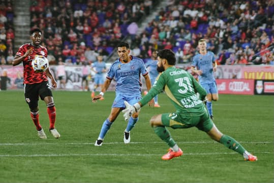 Alonso Martinez has scored 17 goals this season. He scored twice against the NYRB | Credit : Melinda Moralez