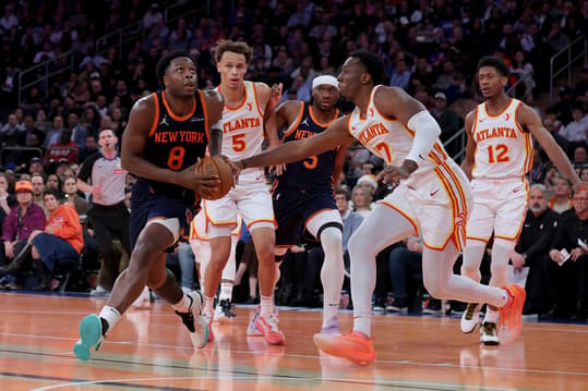 NBA: Atlanta Hawks at New York Knicks