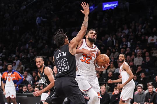 NBA: New York Knicks at Brooklyn Nets
