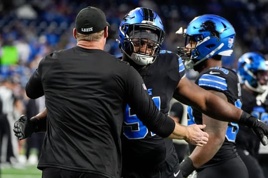 Levi Onwuzurike, Dan Campbell, Giants, Lions