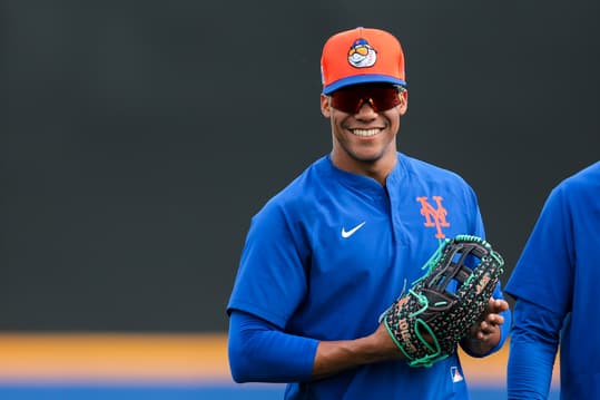 MLB: New York Mets-Workouts, juan soto, yankees