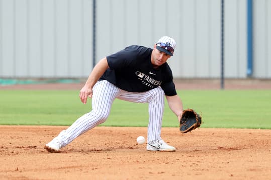 MLB: New York Yankees-Workouts, paul goldschmidt