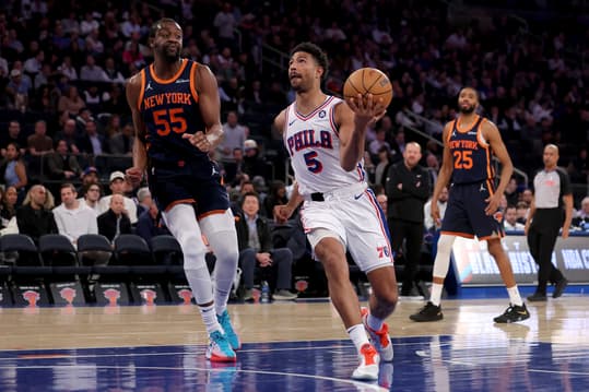 NBA: Philadelphia 76ers at New York Knicks