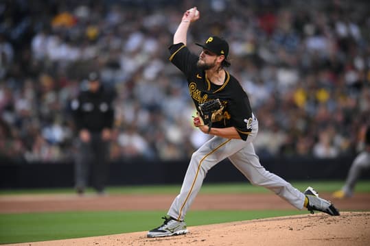 MLB: Pittsburgh Pirates at San Diego Padres, j.t. brubaker