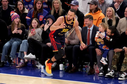 NBA: Golden State Warriors at New York Knicks