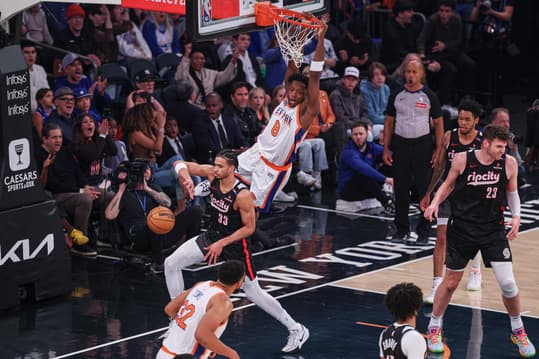 NBA: Portland Trail Blazers at New York Knicks