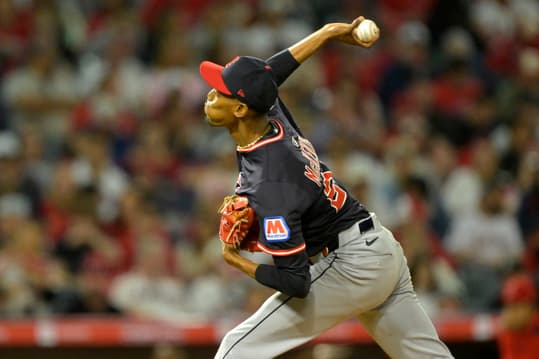 MLB: Cleveland Guardians at Los Angeles Angels