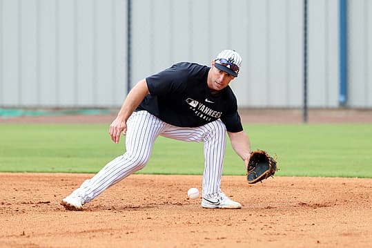 MLB: New York Yankees-Workouts, paul goldschmidt