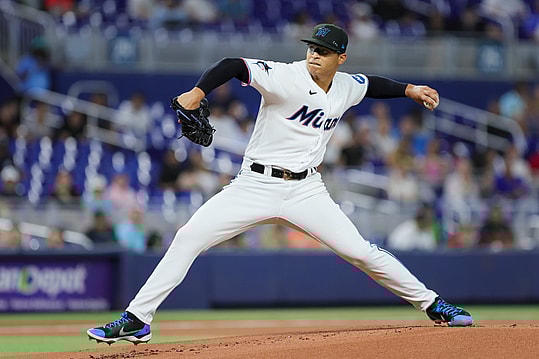 mlb: los angeles dodgers at miami marlins, jesus luzardo, yankees