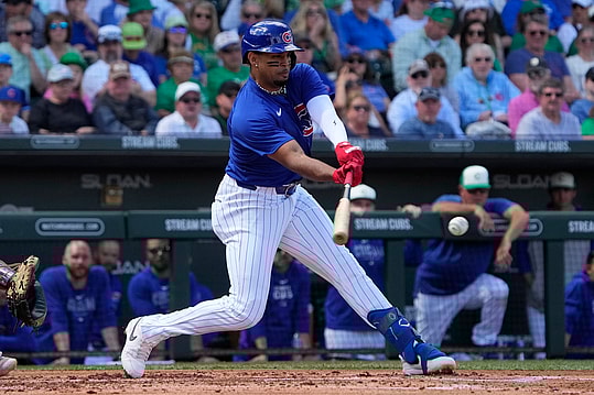 MLB: Spring Training-Texas Rangers at Chicago Cubs