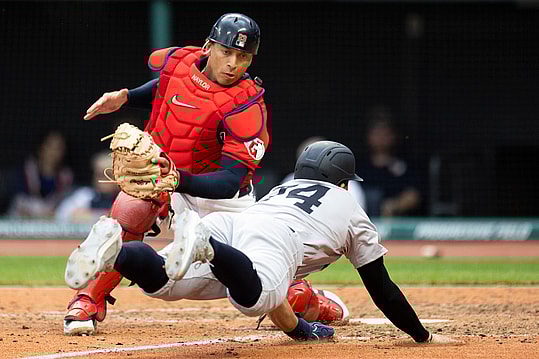 MLB: New York Yankees at Cleveland Guardians