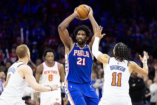 NBA: Playoffs-New York Knicks at Philadelphia 76ers