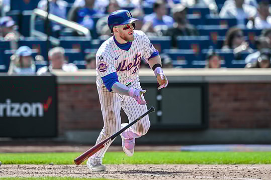 MLB: Chicago Cubs at New York Mets, harrison bader