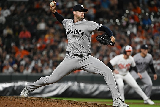 MLB: New York Yankees at Baltimore Orioles, clay holmes