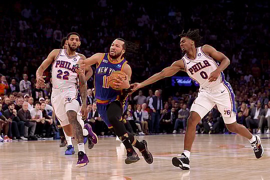 NBA: Playoffs-Philadelphia 76ers at New York Knicks
