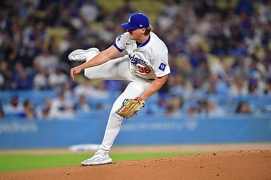 MLB: San Diego Padres at Los Angeles Dodgers, landon knack