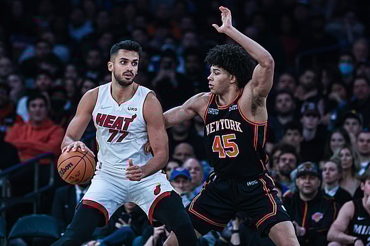 NBA: Miami Heat at New York Knicks