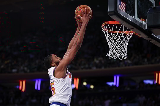 NBA: Preseason-Minnesota Timberwolves at New York Knicks, mikal bridges