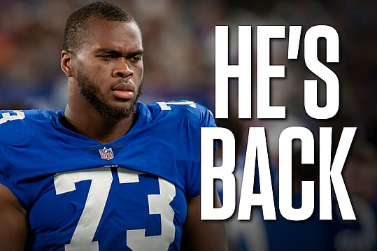 Giants, Evan Neal, He's Back