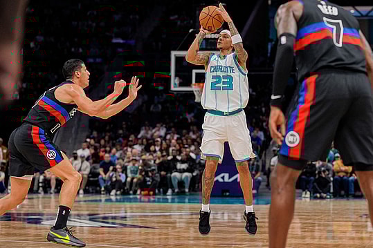 NBA: Detroit Pistons at Charlotte Hornets