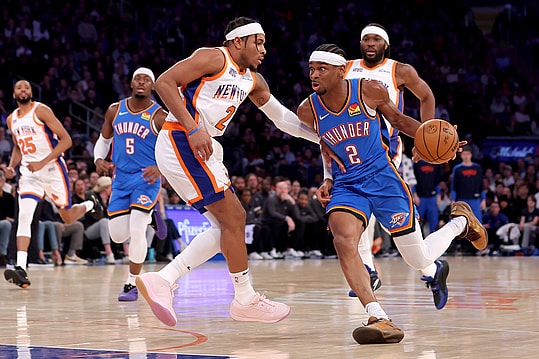 NBA: Oklahoma City Thunder at New York Knicks