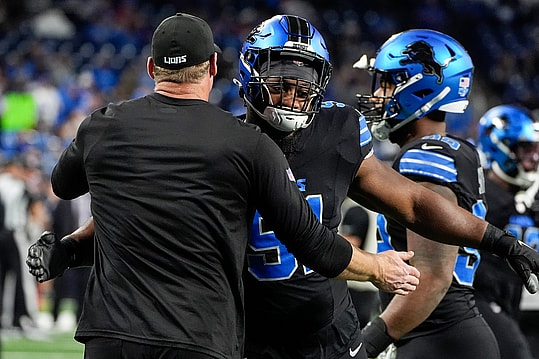 Levi Onwuzurike, Dan Campbell, Giants, Lions