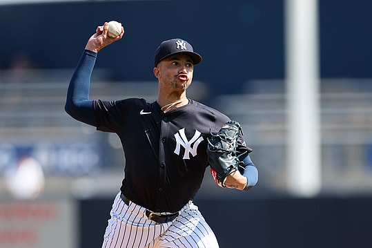 MLB: New York Yankees-Workouts, devin williams