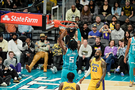 NBA: Los Angeles Lakers at Charlotte Hornets