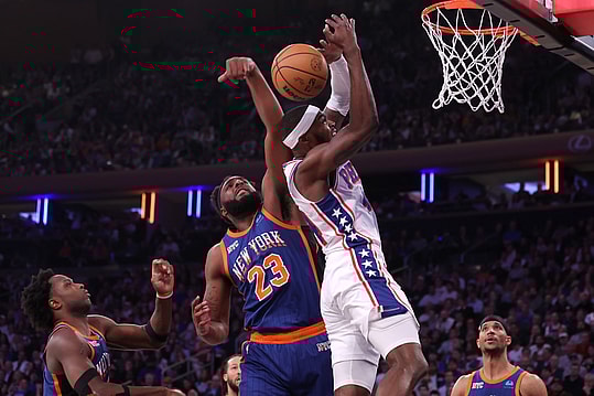 NBA: Playoffs-Philadelphia 76ers at New York Knicks