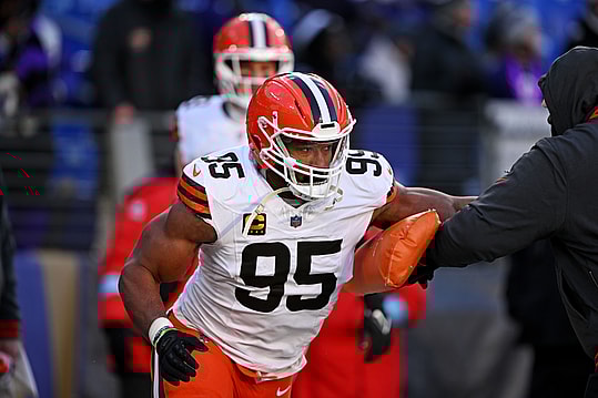Myles Garrett, Browns, Ravens, Lions