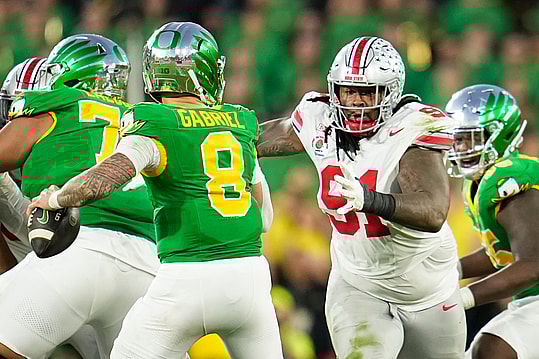 Tyleik Williams, Dillon Gabriel, 2025 NFL Draft, Ohio State, Oregon, Giants