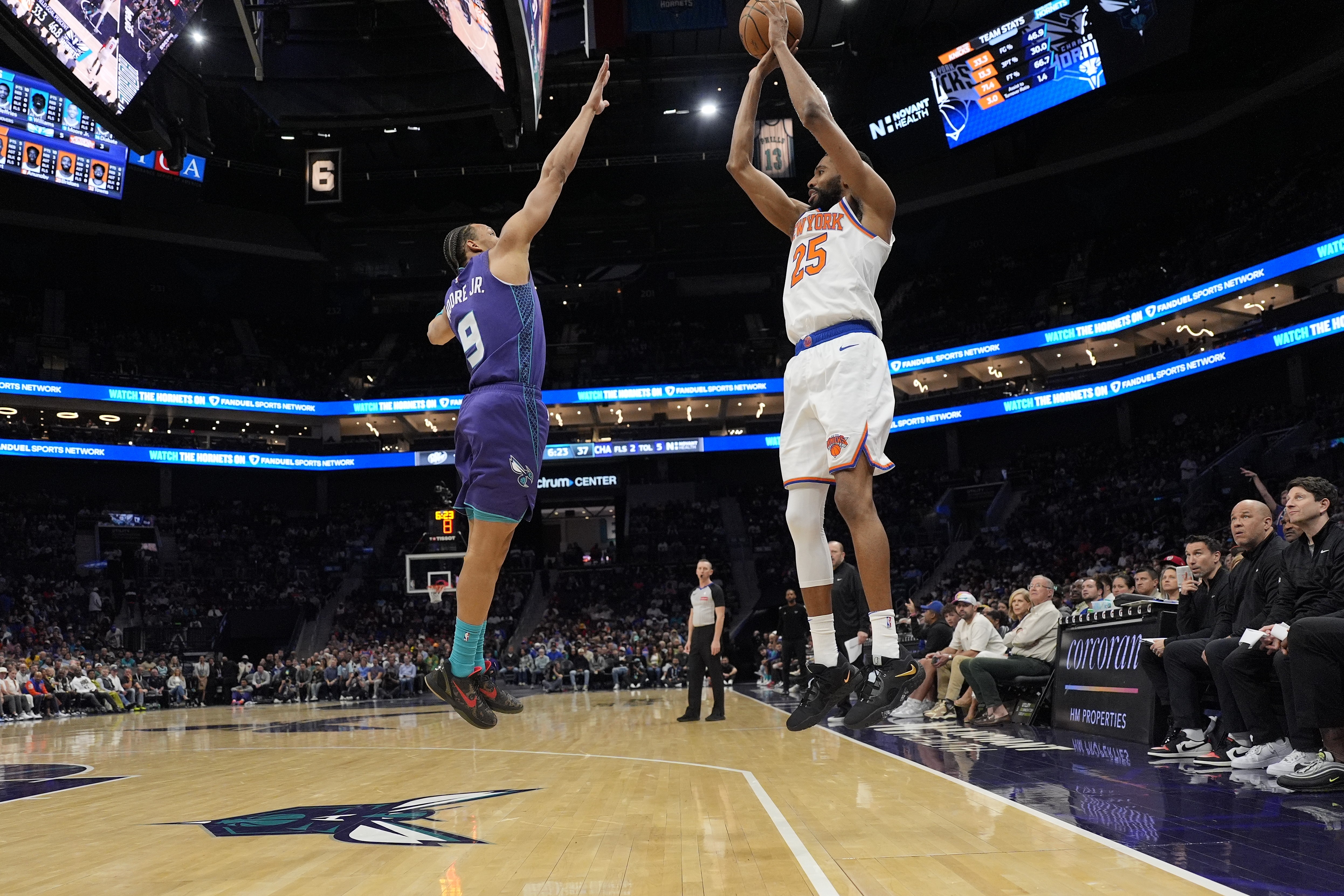 NBA: New York Knicks at Charlotte Hornets