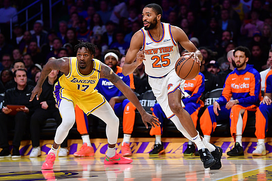 NBA: New York Knicks at Los Angeles Lakers
