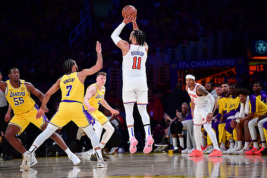 NBA: New York Knicks at Los Angeles Lakers