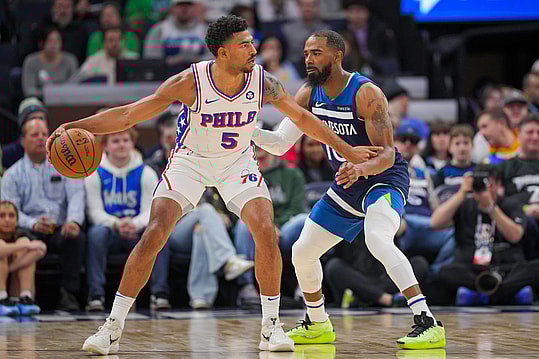 NBA: Philadelphia 76ers at Minnesota Timberwolves