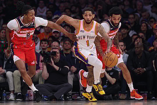 NBA: Washington Wizards at New York Knicks