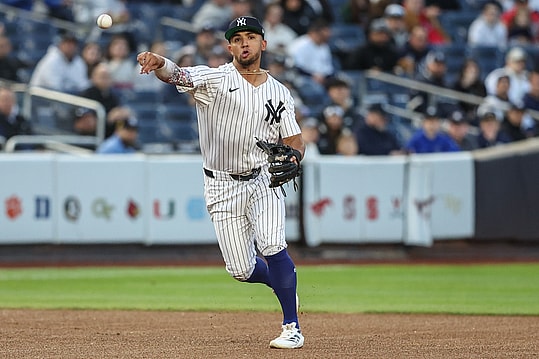 MLB: Kansas City Royals at New York Yankees, oswald peraza