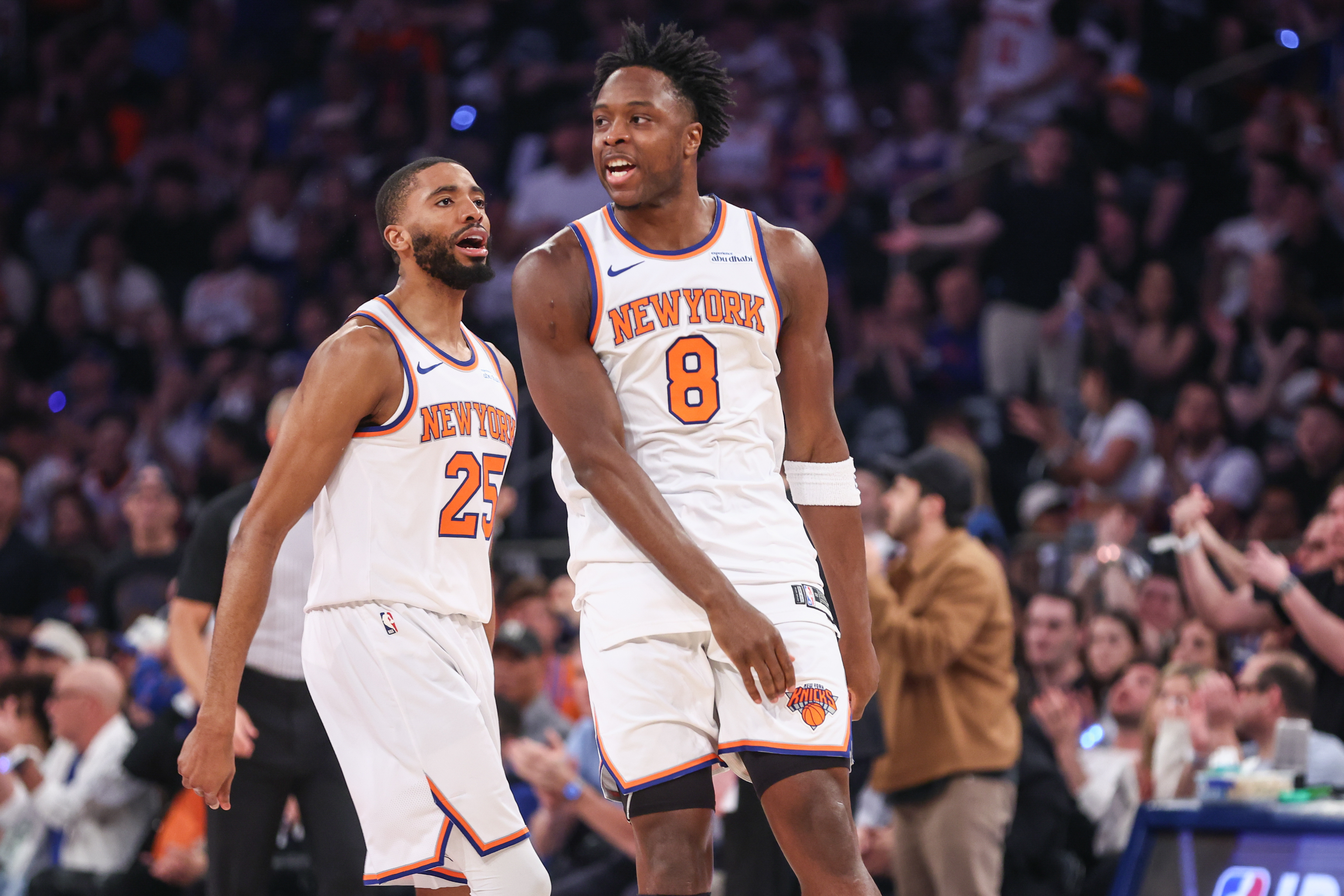 NBA: Playoffs-Detroit Pistons at New York Knicks