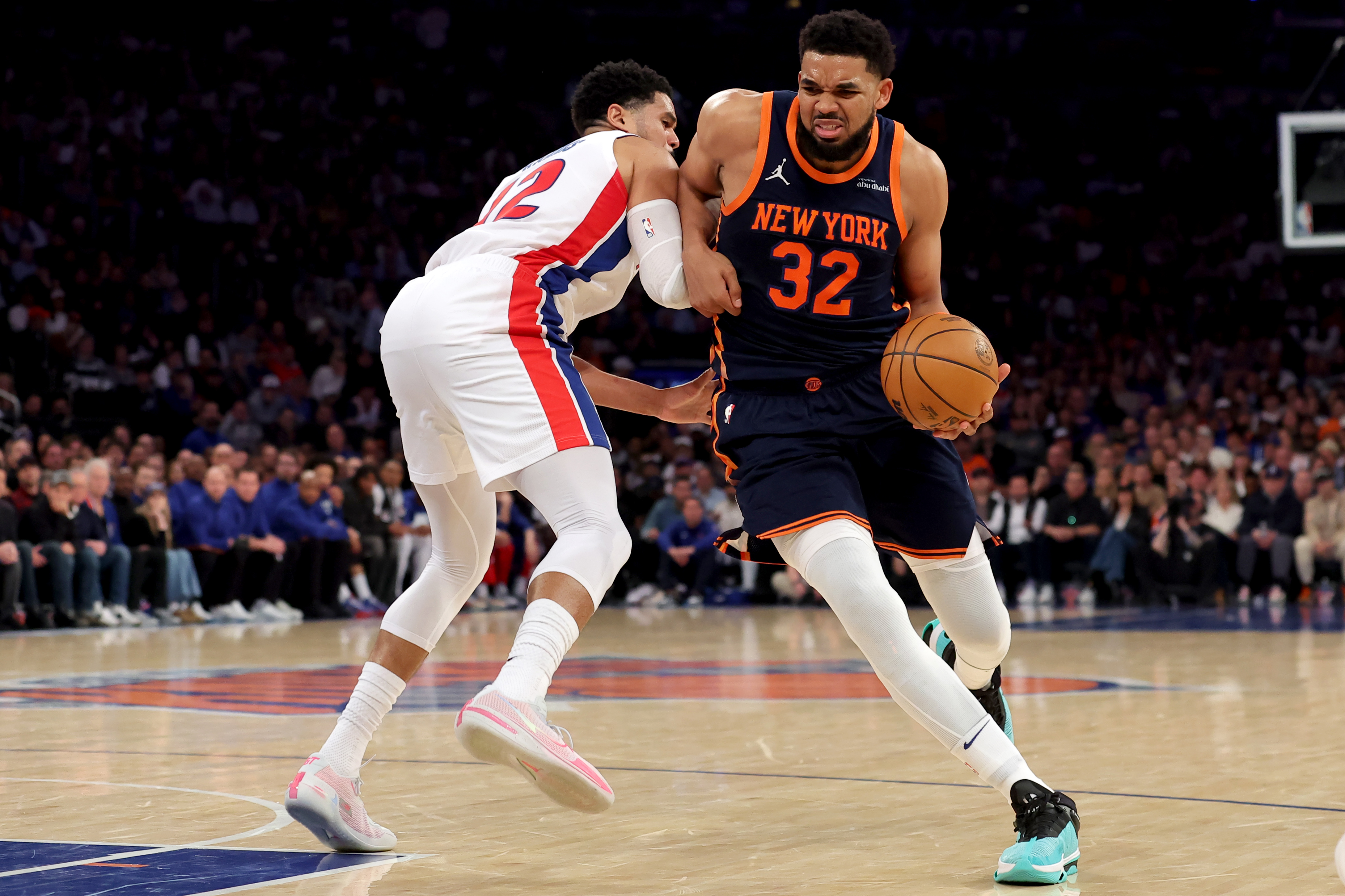 NBA: Playoffs-Detroit Pistons at New York Knicks
