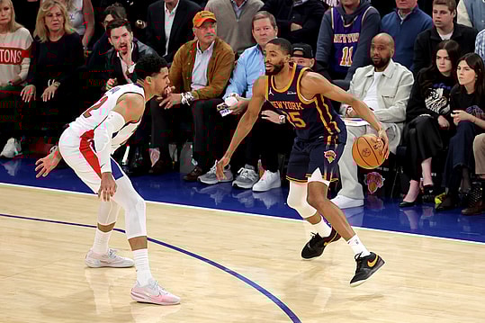 NBA: Playoffs-Detroit Pistons at New York Knicks