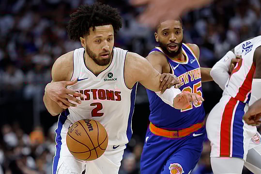 NBA: Playoffs-New York Knicks at Detroit Pistons